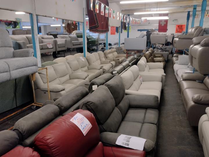 Sofa #11757 at Alec's clearance warehouse, Bolton