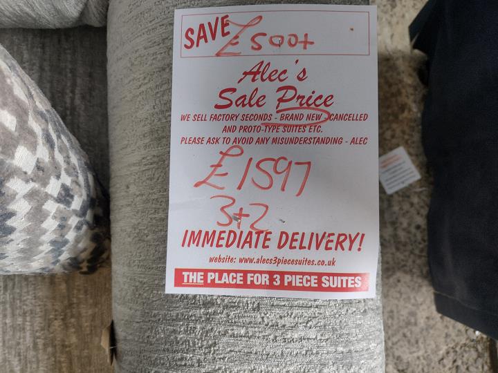 Sofa #8571 at Alec's clearance warehouse, Bolton