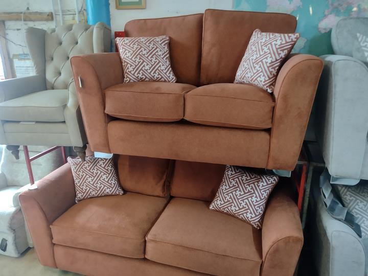 Sofa #8555 at Alec's clearance warehouse, Bolton