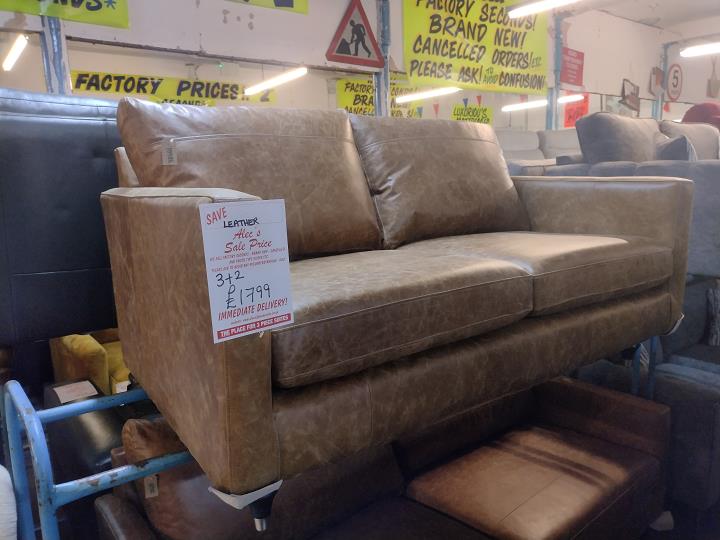 Sofa #8547 at Alec's clearance warehouse, Bolton