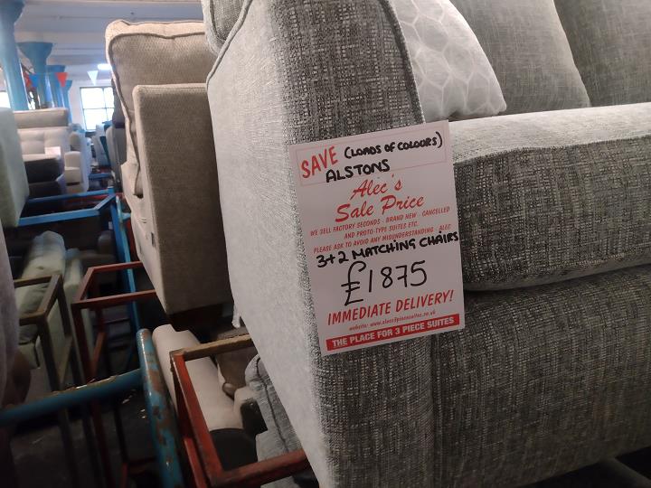 Sofa #8523 at Alec's clearance warehouse, Bolton