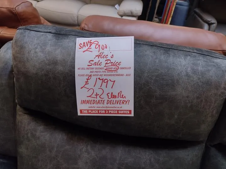 Sofa #8657 at Alec's clearance warehouse, Bolton
