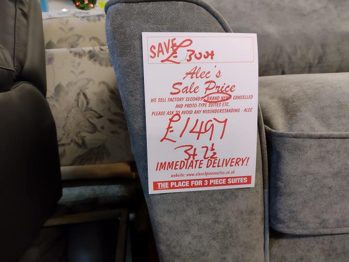 Sofa #9188 at Alec's clearance warehouse, Bolton