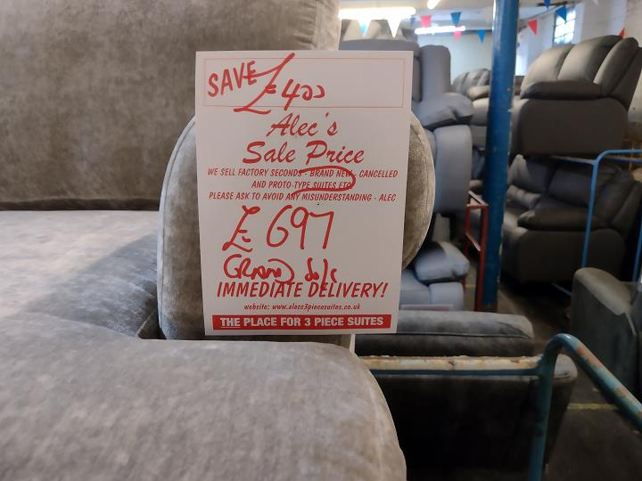 Sofa #9046 at Alec's clearance warehouse, Bolton
