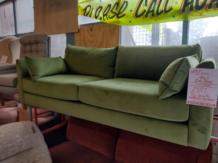 Sofa #9175 at Alec's clearance warehouse, Bolton