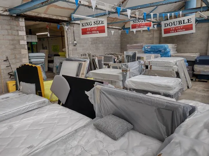 Sofa #9192 at Alec's clearance warehouse, Bolton