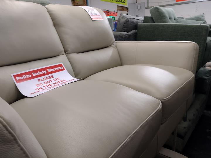 Sofa #9126 at Alec's clearance warehouse, Bolton