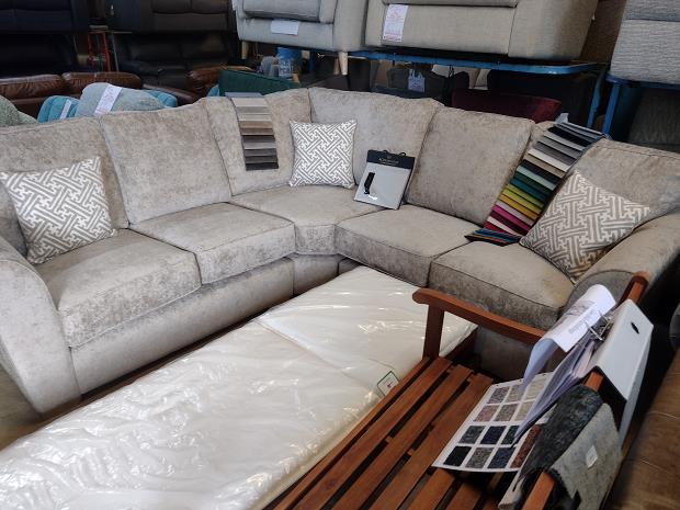 Sofa #9025 at Alec's clearance warehouse, Bolton