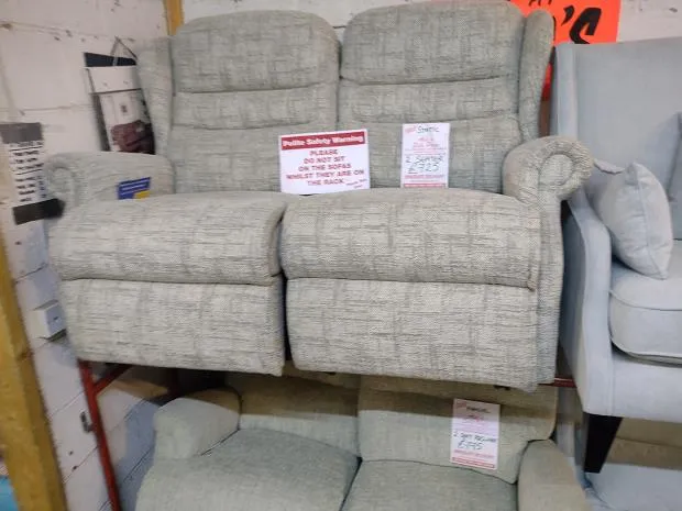 Sofa #8778 at Alec's clearance warehouse, Bolton