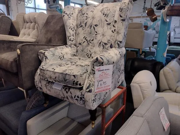 Sofa #8781 at Alec's clearance warehouse, Bolton
