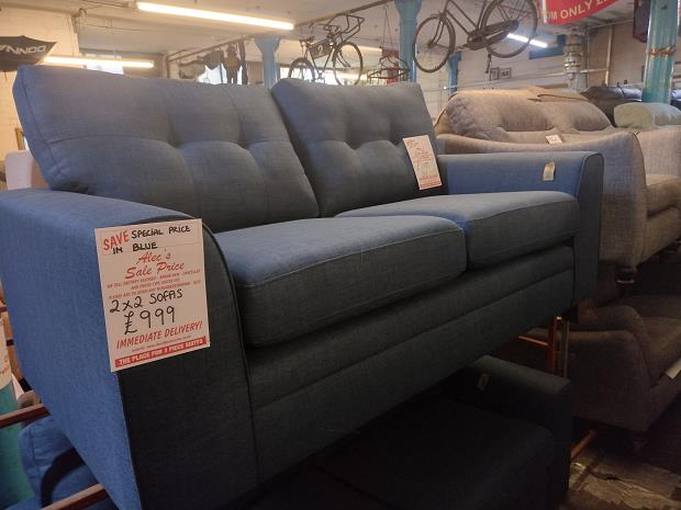 Sofa #8911 at Alec's clearance warehouse, Bolton