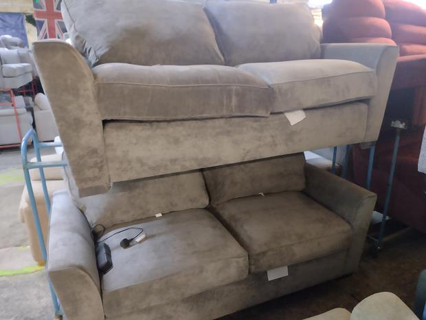 Sofa #8896 at Alec's clearance warehouse, Bolton