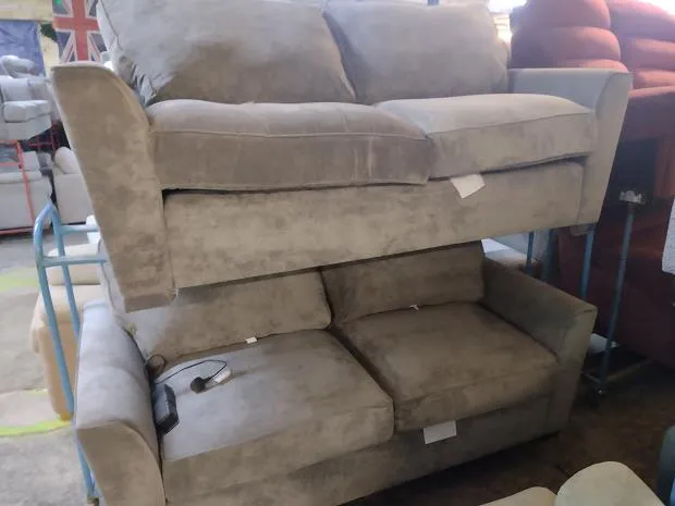 Sofa #8762 at Alec's clearance warehouse, Bolton