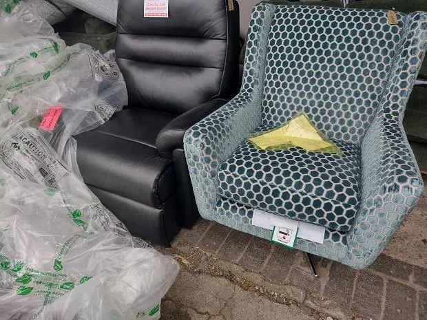 Sofa #8742 at Alec's clearance warehouse, Bolton
