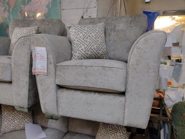 Sofa #9015 at Alec's clearance warehouse, Bolton