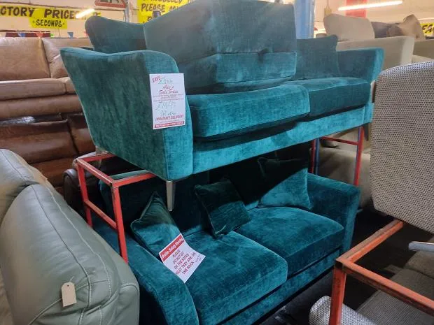 Sofa #8865 at Alec's clearance warehouse, Bolton