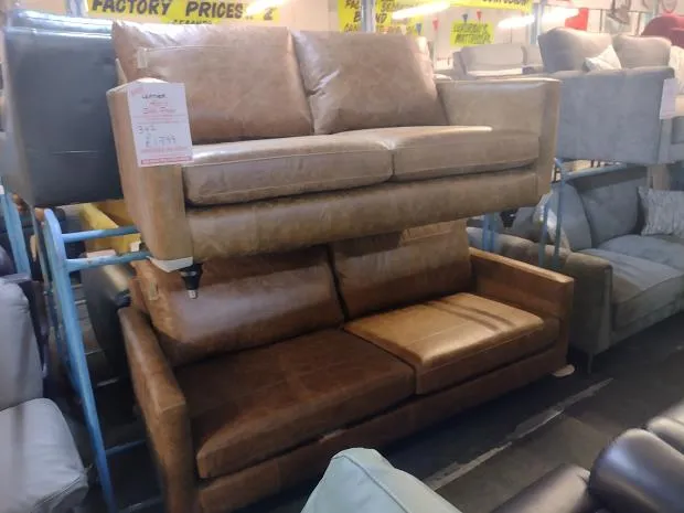 Sofa #8872 at Alec's clearance warehouse, Bolton