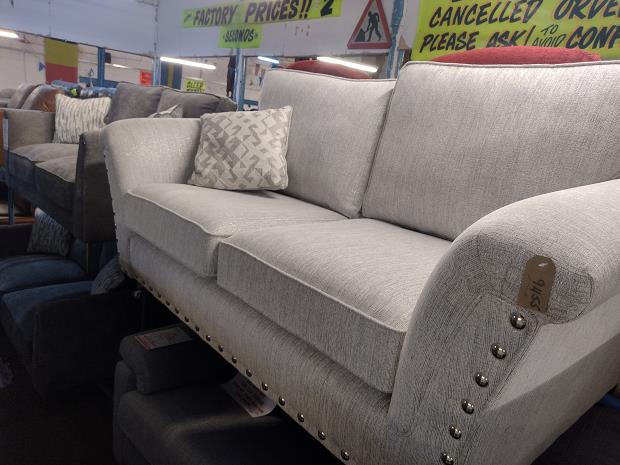 Sofa #8991 at Alec's clearance warehouse, Bolton