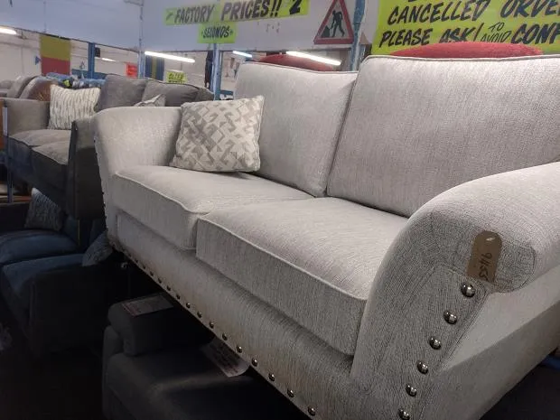 Sofa #8854 at Alec's clearance warehouse, Bolton