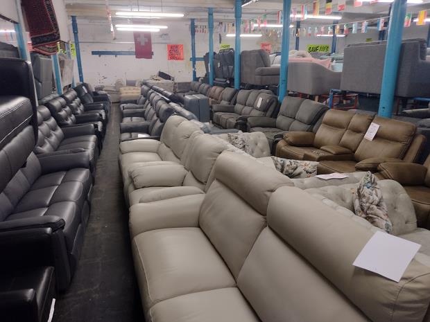Sofa #8960 at Alec's clearance warehouse, Bolton