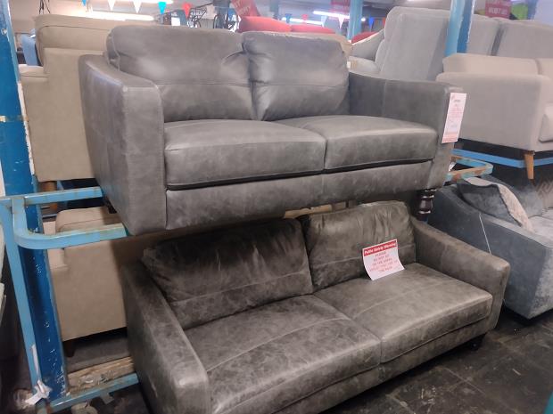Sofa #8949 at Alec's clearance warehouse, Bolton