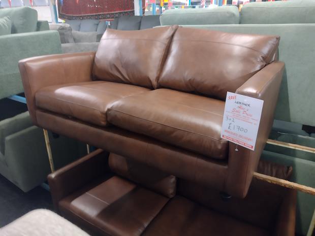 Sofa #8945 at Alec's clearance warehouse, Bolton
