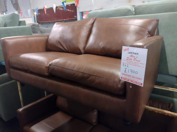 Sofa #8941 at Alec's clearance warehouse, Bolton