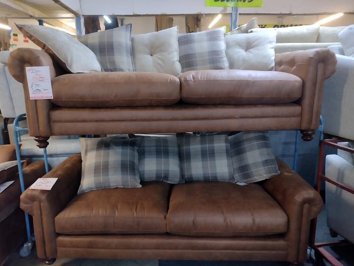 Sofa #10938 at Alec's clearance warehouse, Bolton