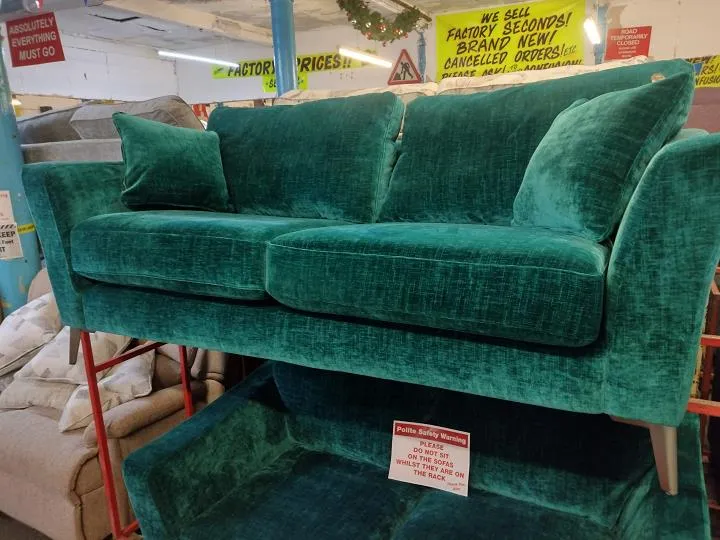 Sofa #10711 at Alec's clearance warehouse, Bolton
