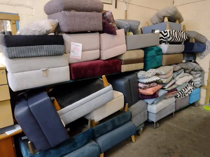 Sofa #10696 at Alec's clearance warehouse, Bolton
