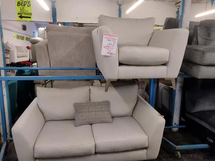 Sofa #10721 at Alec's clearance warehouse, Bolton