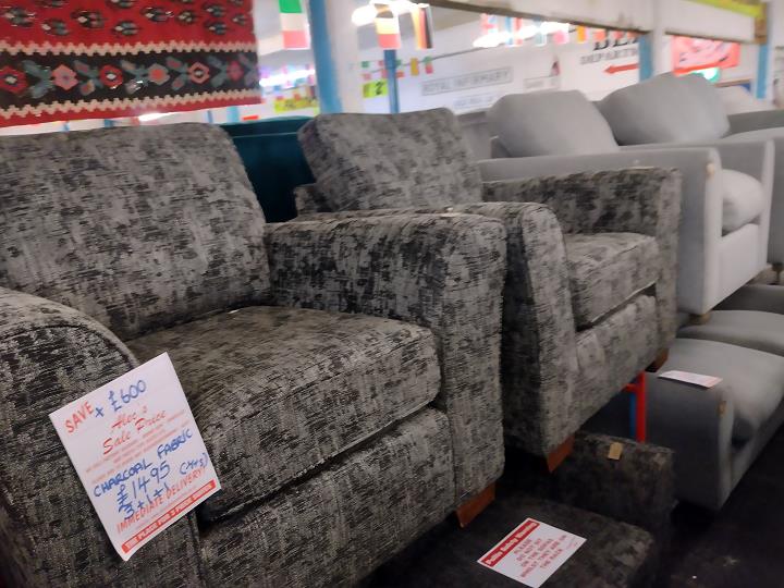 Sofa #10822 at Alec's clearance warehouse, Bolton