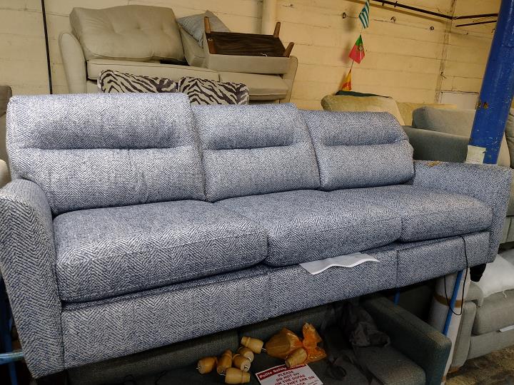Sofa #11125 at Alec's clearance warehouse, Bolton