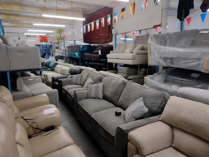 Sofa #11116 at Alec's clearance warehouse, Bolton