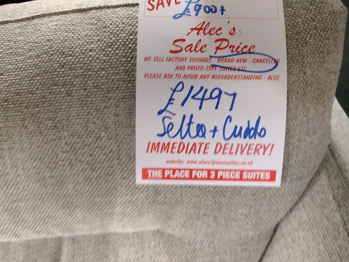 Sofa #9802 at Alec's clearance warehouse, Bolton