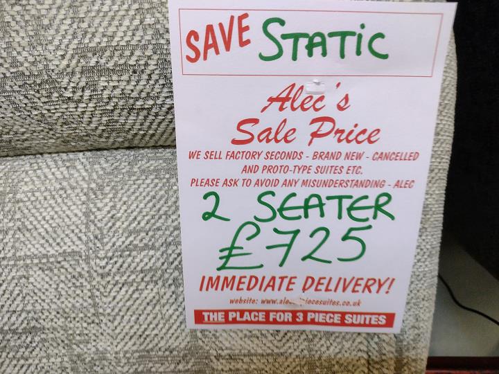 Sofa #9805 at Alec's clearance warehouse, Bolton