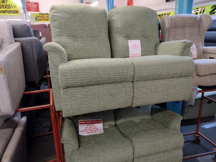 Sofa #9792 at Alec's clearance warehouse, Bolton