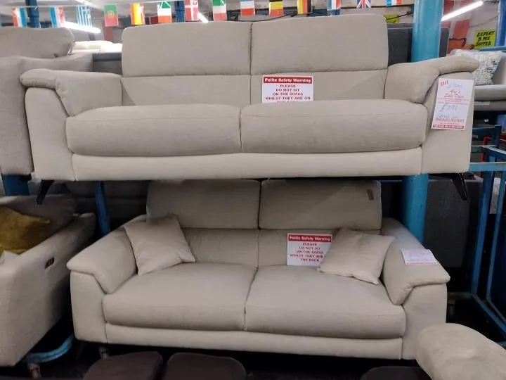 Sofa #9661 at Alec's clearance warehouse, Bolton