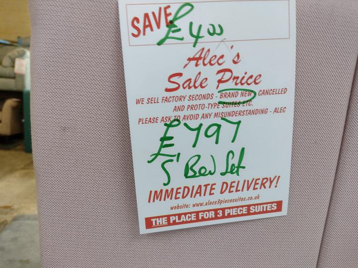 Sofa #9759 at Alec's clearance warehouse, Bolton