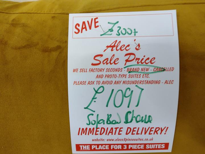 Sofa #9887 at Alec's clearance warehouse, Bolton