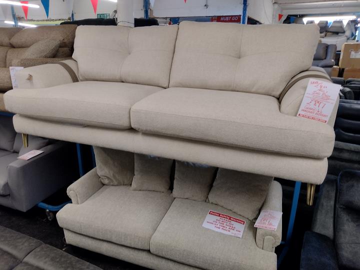 Sofa #9874 at Alec's clearance warehouse, Bolton