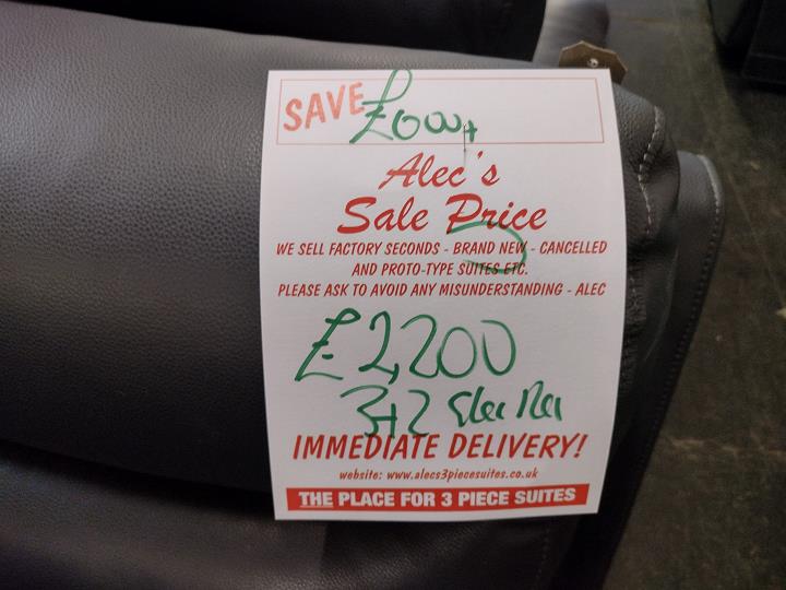 Sofa #9831 at Alec's clearance warehouse, Bolton