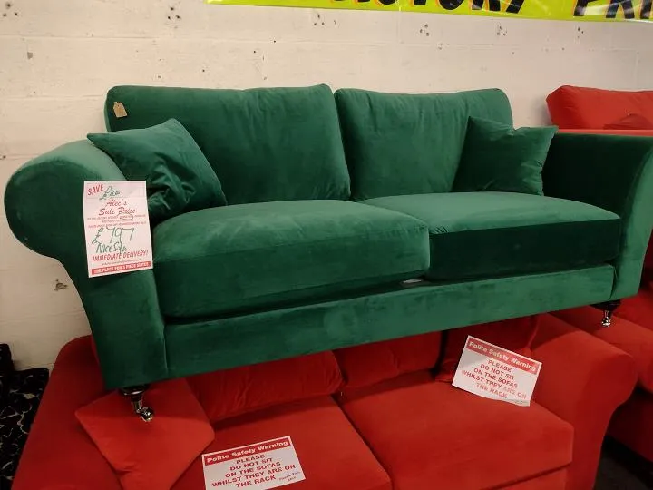 Sofa #9931 at Alec's clearance warehouse, Bolton