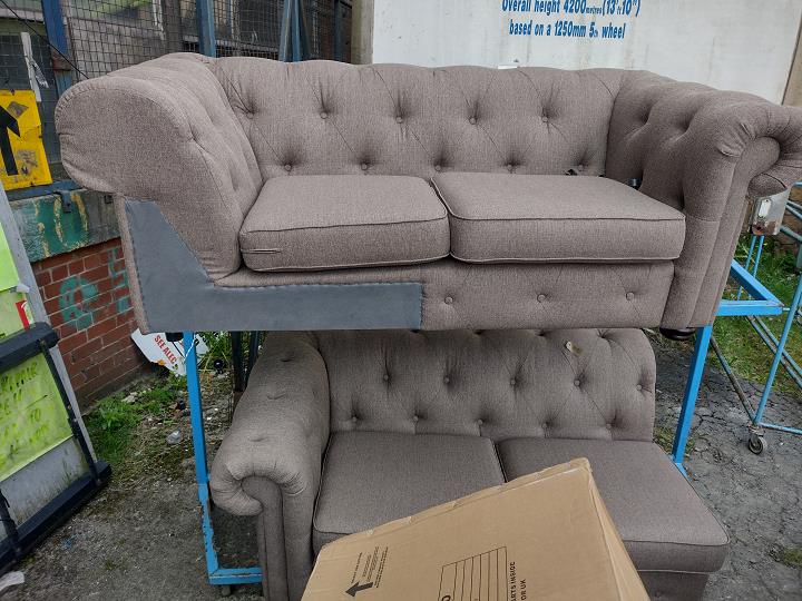 Sofa #9592 at Alec's clearance warehouse, Bolton