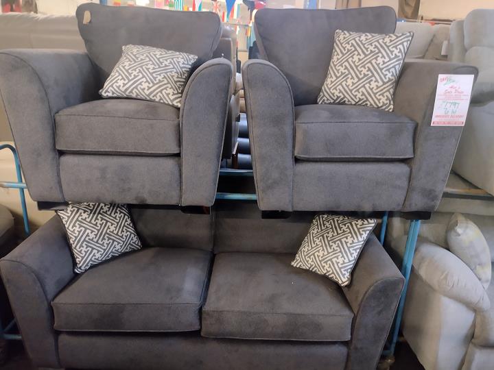 Sofa #9496 at Alec's clearance warehouse, Bolton