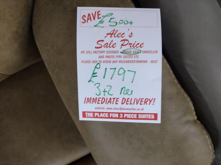Sofa #9570 at Alec's clearance warehouse, Bolton