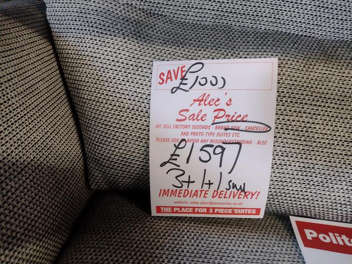 Sofa #9561 at Alec's clearance warehouse, Bolton