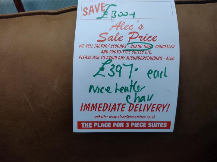 Sofa #9549 at Alec's clearance warehouse, Bolton