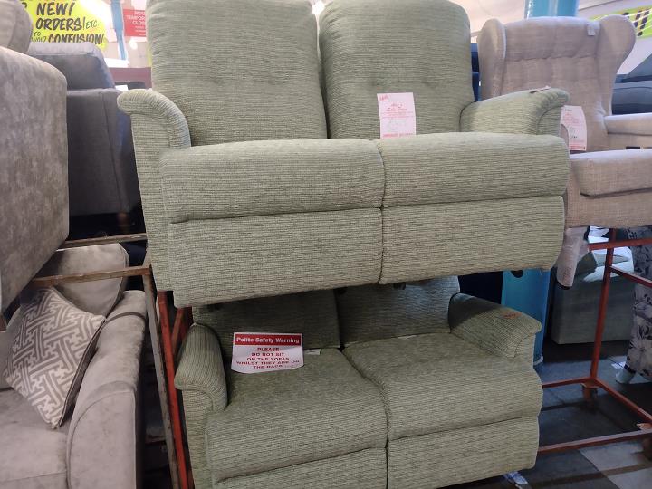 Sofa #9548 at Alec's clearance warehouse, Bolton