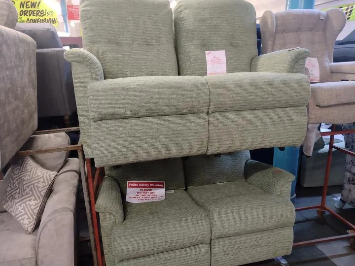 Sofa #9443 at Alec's clearance warehouse, Bolton
